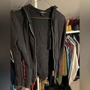 Black zip up